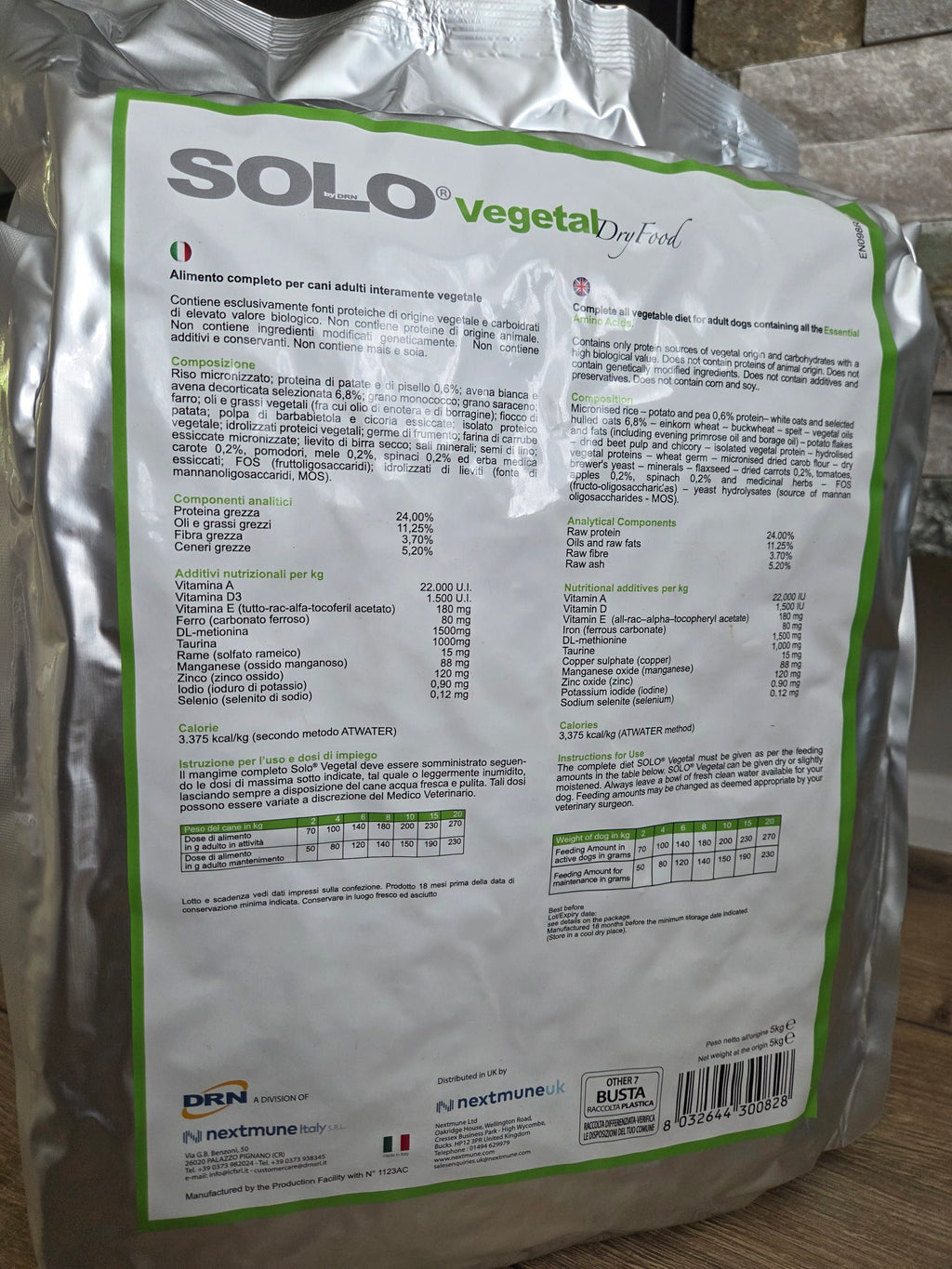 Solo Vegetal Dry Food - 10kg