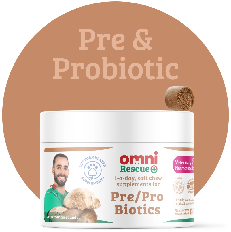 Pre/Pro Biotic supplement for small dogs 15kg or less