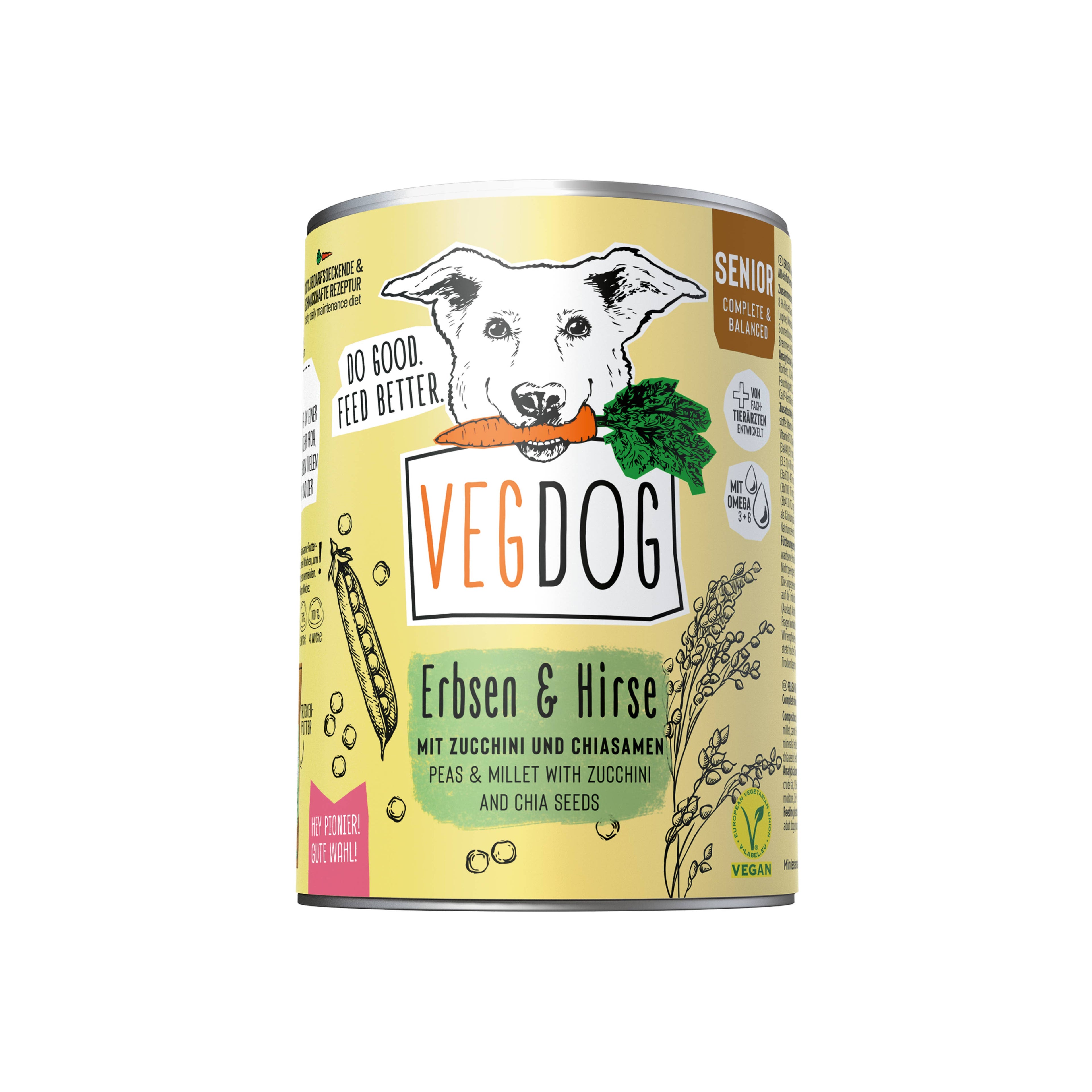 Senior Dog Foods Peas & Millet 400 g